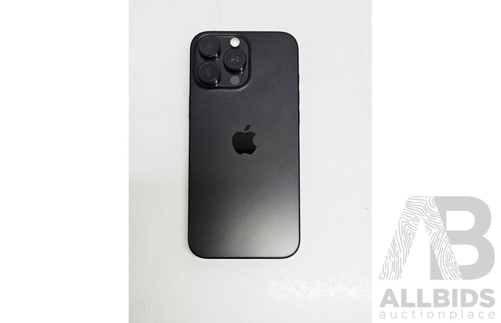 Apple (A3296) 6.9-Inch 256GB IPhone 16 Pro MAX (Black Titanium)
