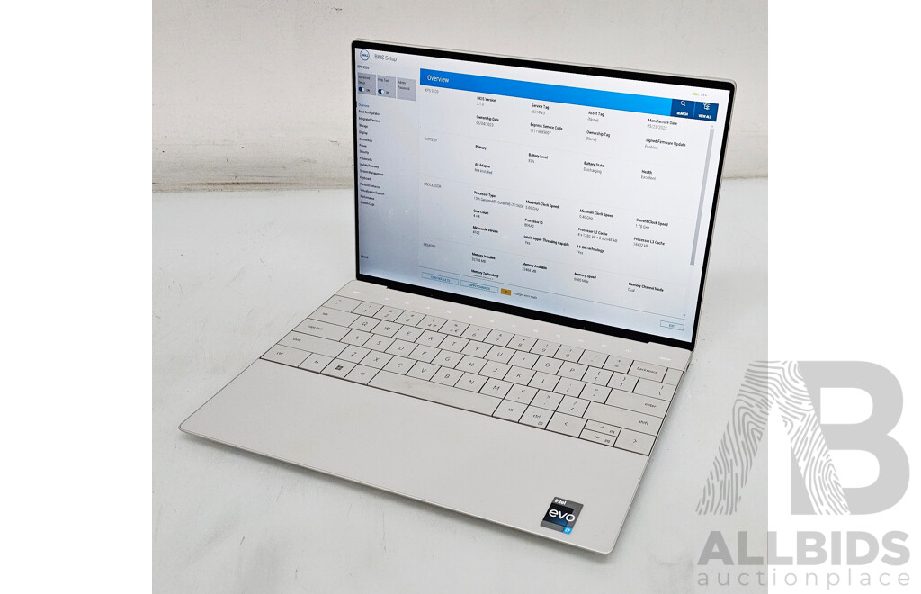 Dell  XPS 9320 Intel Core Core I7 (1360P) 3.7GHz-5.00GHz 12-Core CPU 13-Inch Laptop