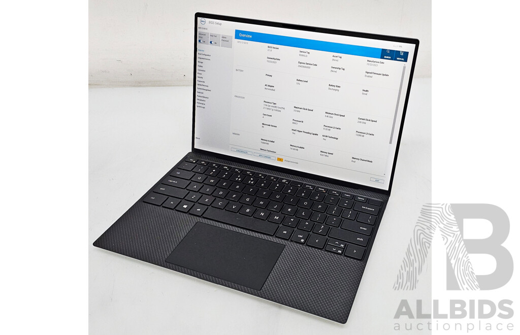 Dell  XPS 13 9310 Intel Core I7 (1185G7) 3.0GHz-4.80GHz 4-Core CPU 13-Inch Laptop