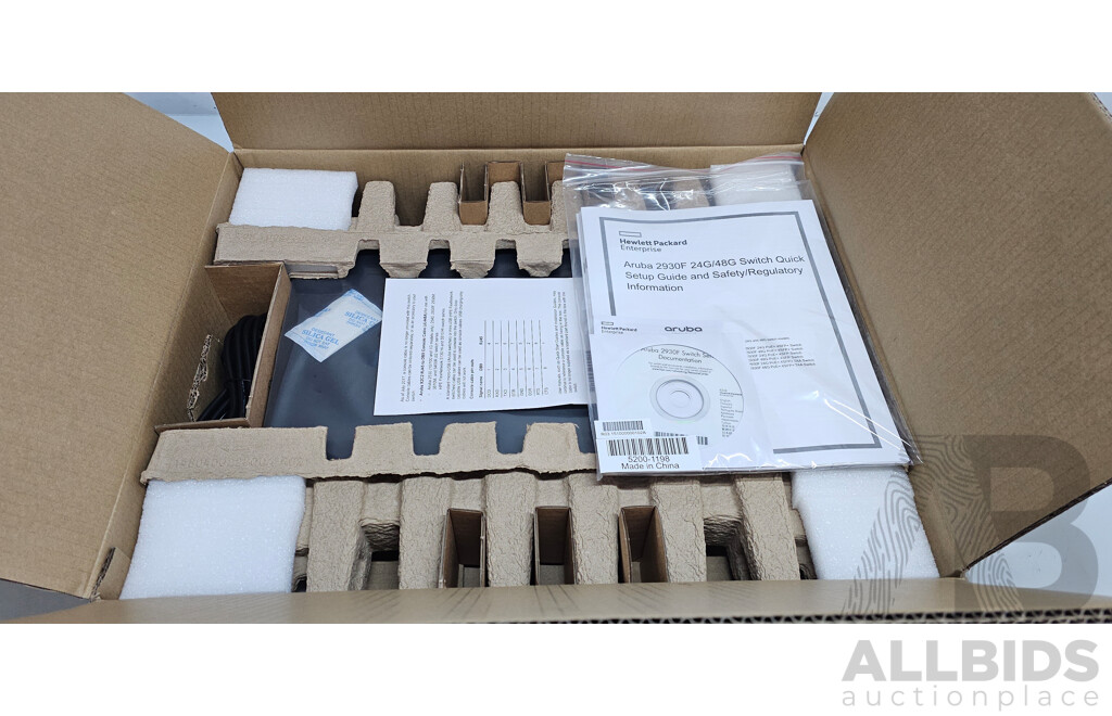 Aruba (JL255A) 2930F 24-Port Gigabit PoE+ Switch *Brand New