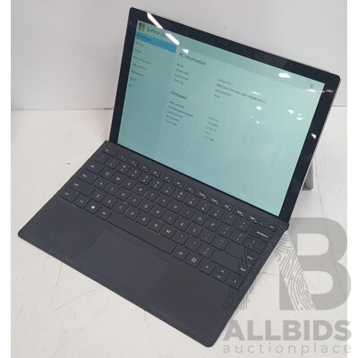 Microsoft (1866) Surface Pro 7 Intel Core i5 (1035G4) 1.10GHz-3.70GHz 4-Core CPU 128GB 12.3-Inch Touchscreen Detachable Laptop
