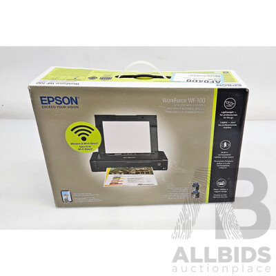 Epson (WF-100) WorkForce Portable Inkjet Printer