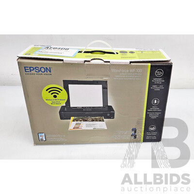Epson (WF-100) WorkForce Portable Inkjet Printer
