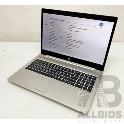 HP ProBook 450 G7 Intel Core I5 (10210U) 1.60GHz - 4.20GHz 4-Core CPU 15.6-Inch Laptop
