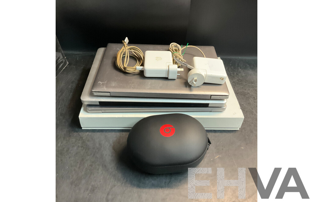 Spare and Repair - 4 Laptop Included Apple & Lenovo and 1x Beast Headphone