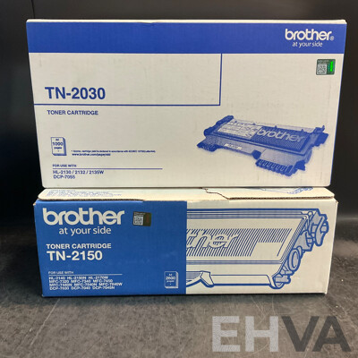 BROTHER TN-2030 & TN2150 Toner Cartridge - Lot of 2 - Brand New
