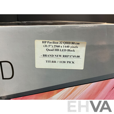 HP Pavilion 32 QHD 80cm LED Display
