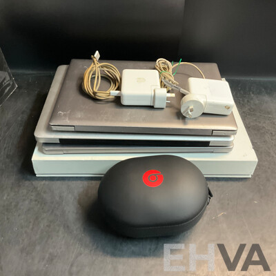 Spare and Repair - 4 Laptop Included Apple & Lenovo and 1x Beast Headphone