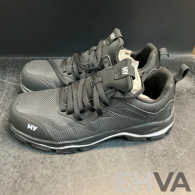 HARD YAKKA Icon Lace Up Composite Toe Safety Shoe - Black - Size UK9