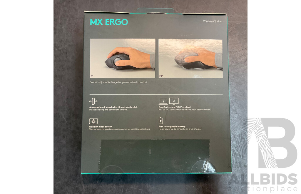 LOGITECH MX ERGO Mouse - New - Brand New