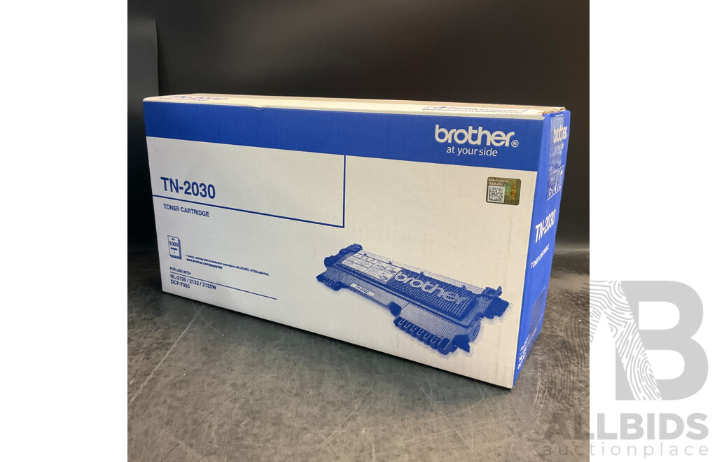 BROTHER TN-2030 & TN2150 Toner Cartridge - Lot of 2 - Brand New