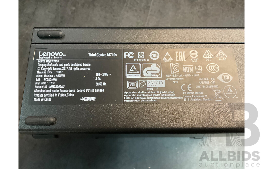 LENOVO ThinkCentre M710S SFF PC with Accessories