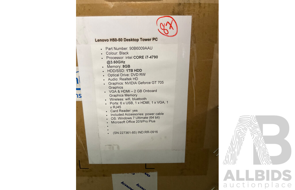 LENOVO H50-50 Decktop Tower PC