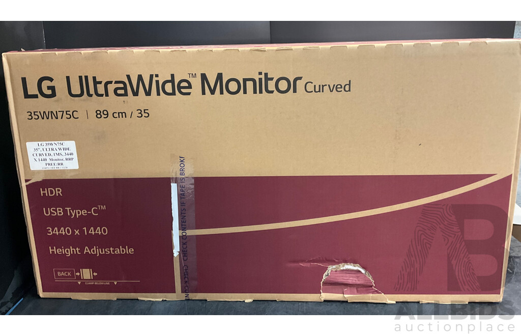 LG UltraWide Monitor Curved (35WN75C)