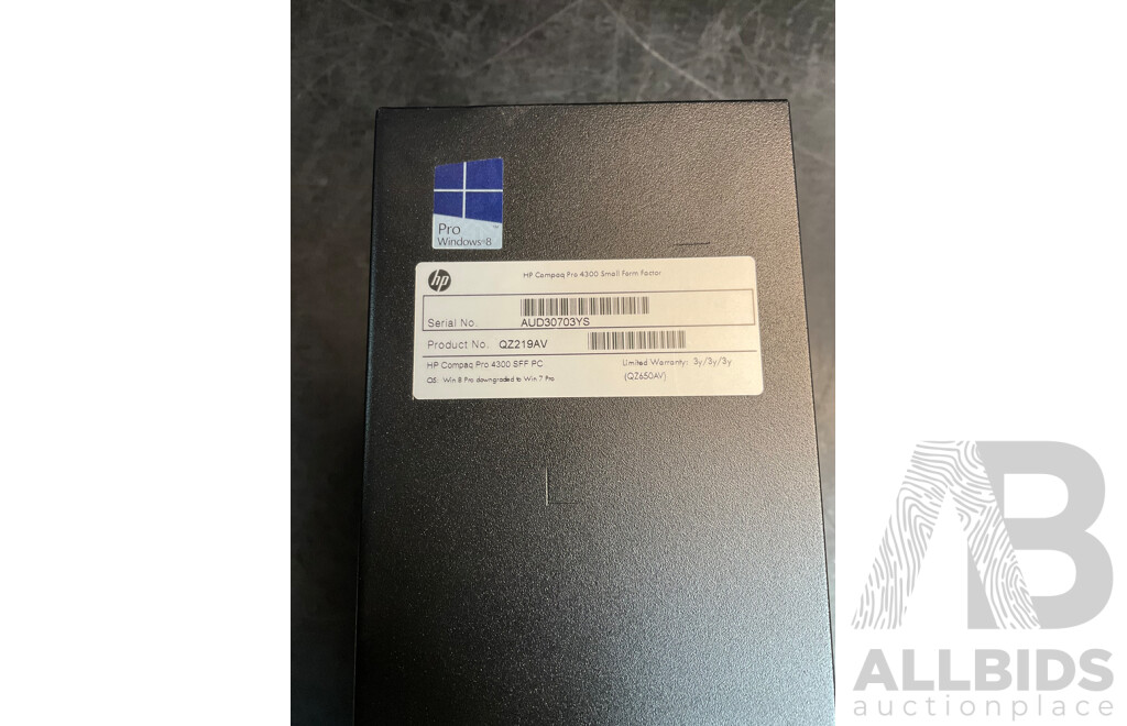 HD Compaq Pro 4300 SFF Desktop Pc with Accessories