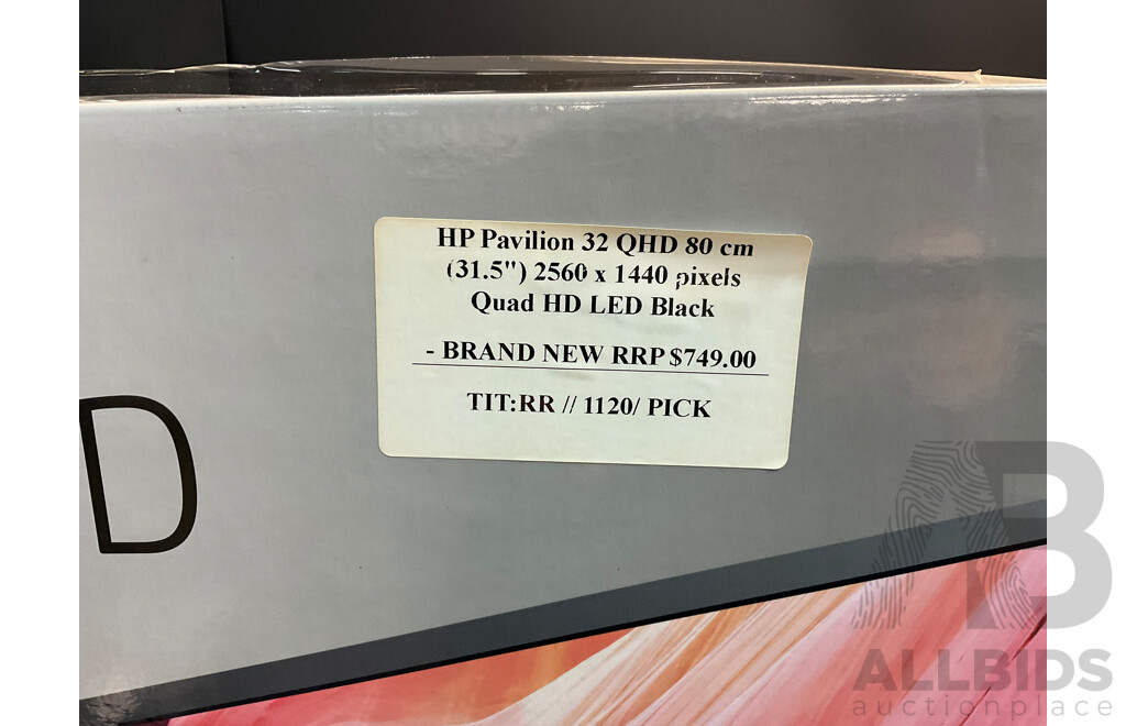 HP Pavilion 32 QHD 80cm LED Display