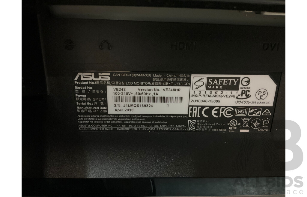 ASUS VE248 Monitor