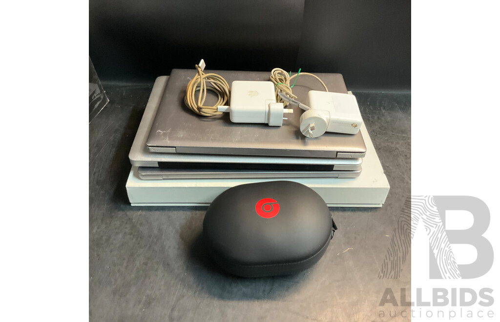Spare and Repair - 4 Laptop Included Apple & Lenovo and 1x Beast Headphone