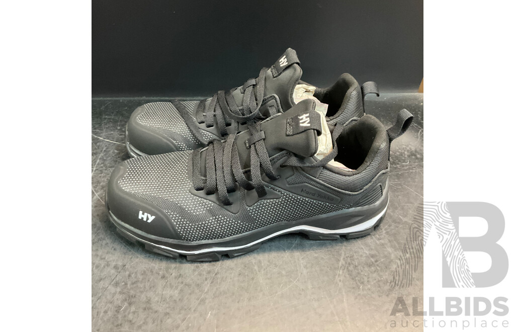 HARD YAKKA Icon Lace Up Composite Toe Safety Shoe - Black - Size UK9