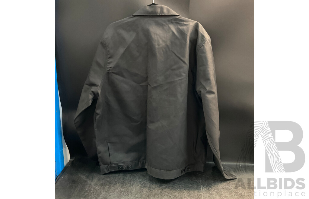 DICKIES Men's Jacket & COAST Blue Short - Size L