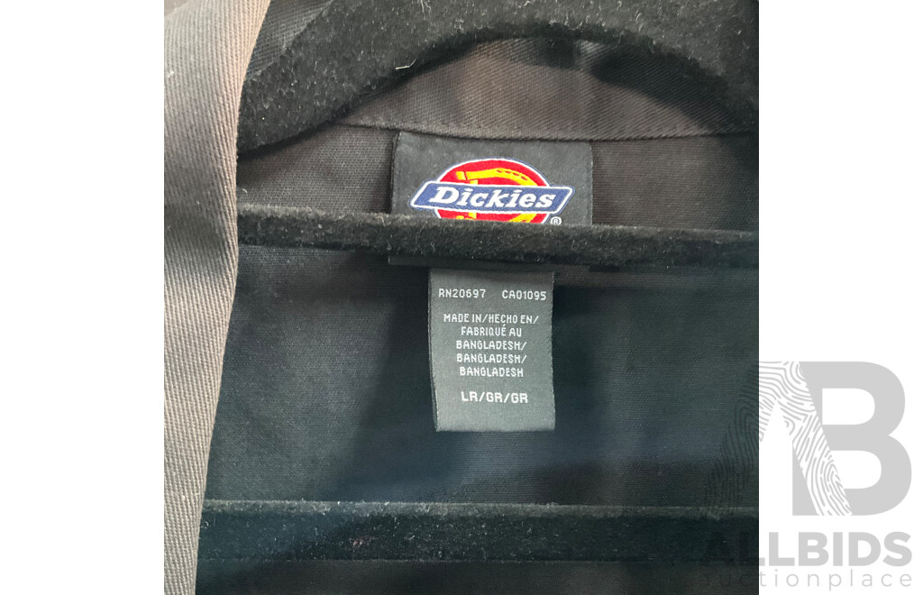 DICKIES Men's Jacket & COAST Blue Short - Size L