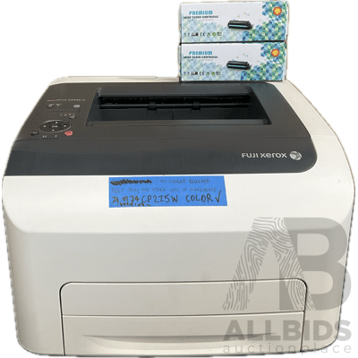 FUJI XEROX DocuPrint CP225w Wireless Color Laser Printer with 2 Laser Toner Cartridge ( Yellow & Magenta)