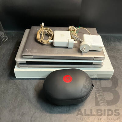 Spare and Repair - 4 Laptop Included Apple & Lenovo and 1x Beast Headphone