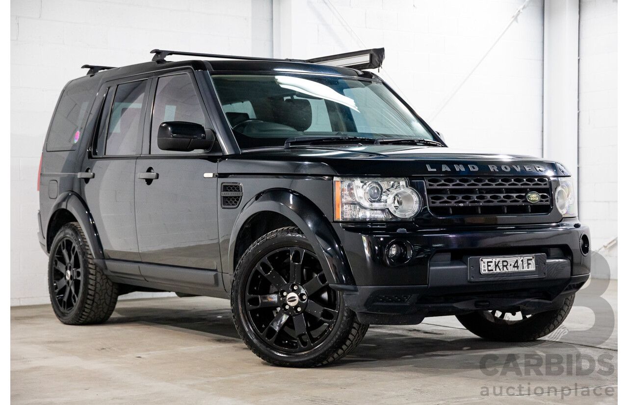 10/2010 Land Rover Discovery 4 2.7 TdV6 MY10 4d Wagon Santorini Black Metallic Turbo Diesel 2.7L