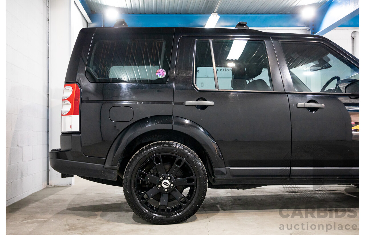10/2010 Land Rover Discovery 4 2.7 TdV6 MY10 4d Wagon Santorini Black Metallic Turbo Diesel 2.7L