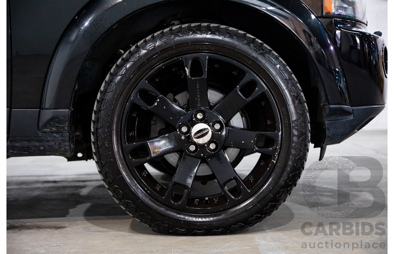 10/2010 Land Rover Discovery 4 2.7 TdV6 MY10 4d Wagon Santorini Black Metallic Turbo Diesel 2.7L