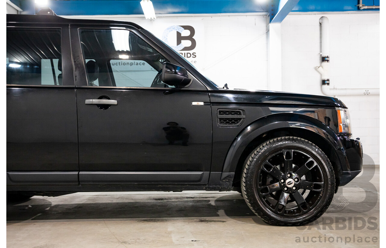 10/2010 Land Rover Discovery 4 2.7 TdV6 MY10 4d Wagon Santorini Black Metallic Turbo Diesel 2.7L