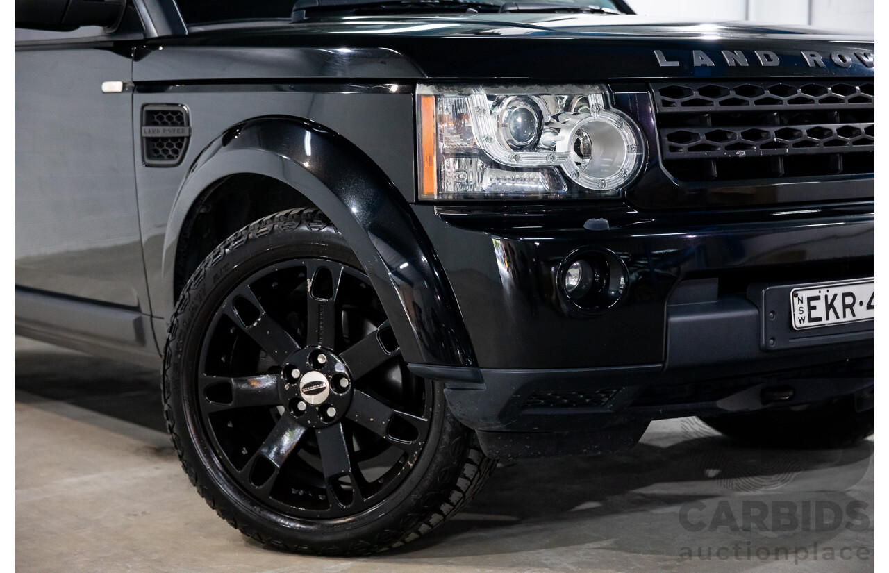 10/2010 Land Rover Discovery 4 2.7 TdV6 MY10 4d Wagon Santorini Black Metallic Turbo Diesel 2.7L