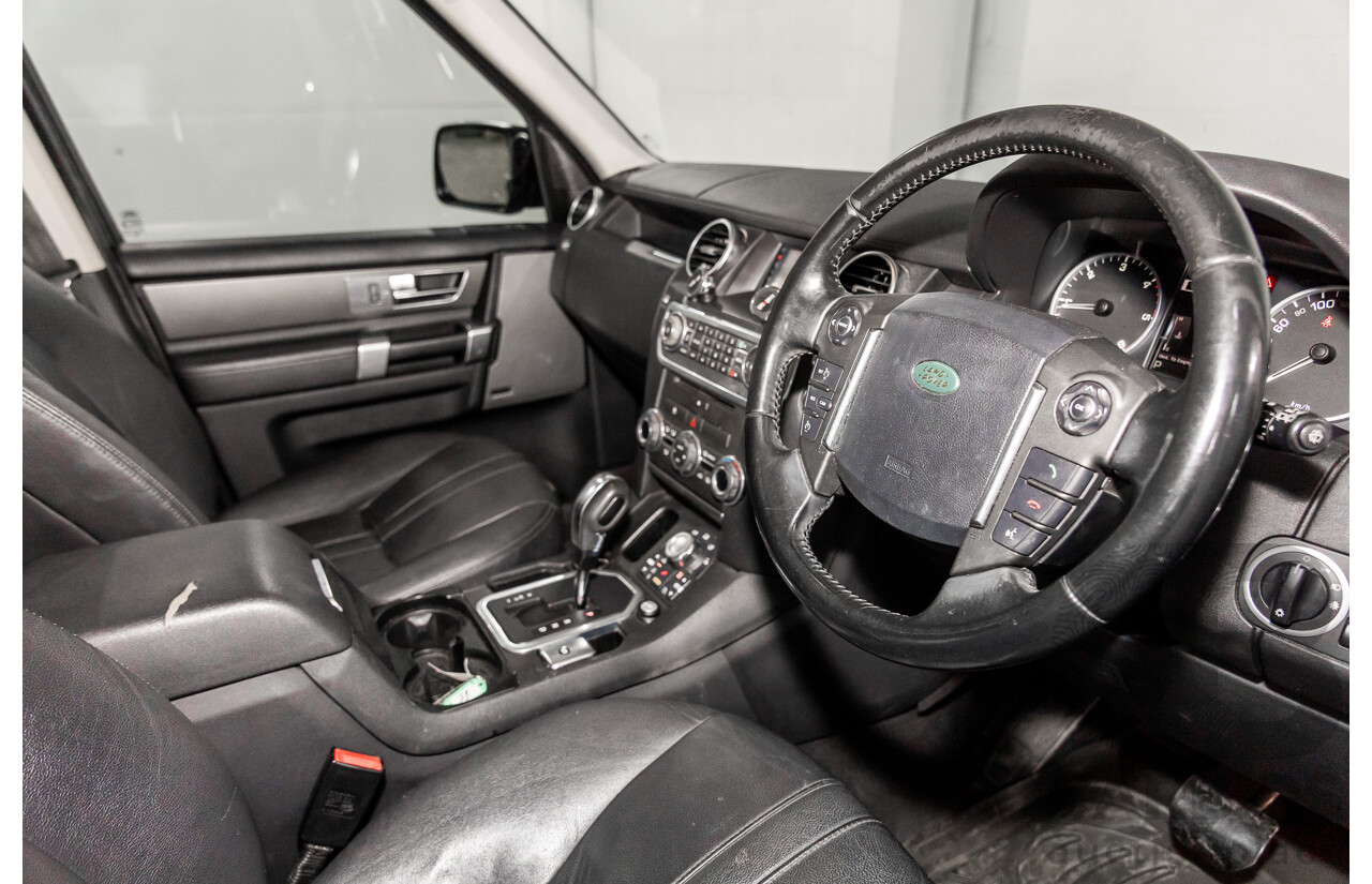 10/2010 Land Rover Discovery 4 2.7 TdV6 MY10 4d Wagon Santorini Black Metallic Turbo Diesel 2.7L