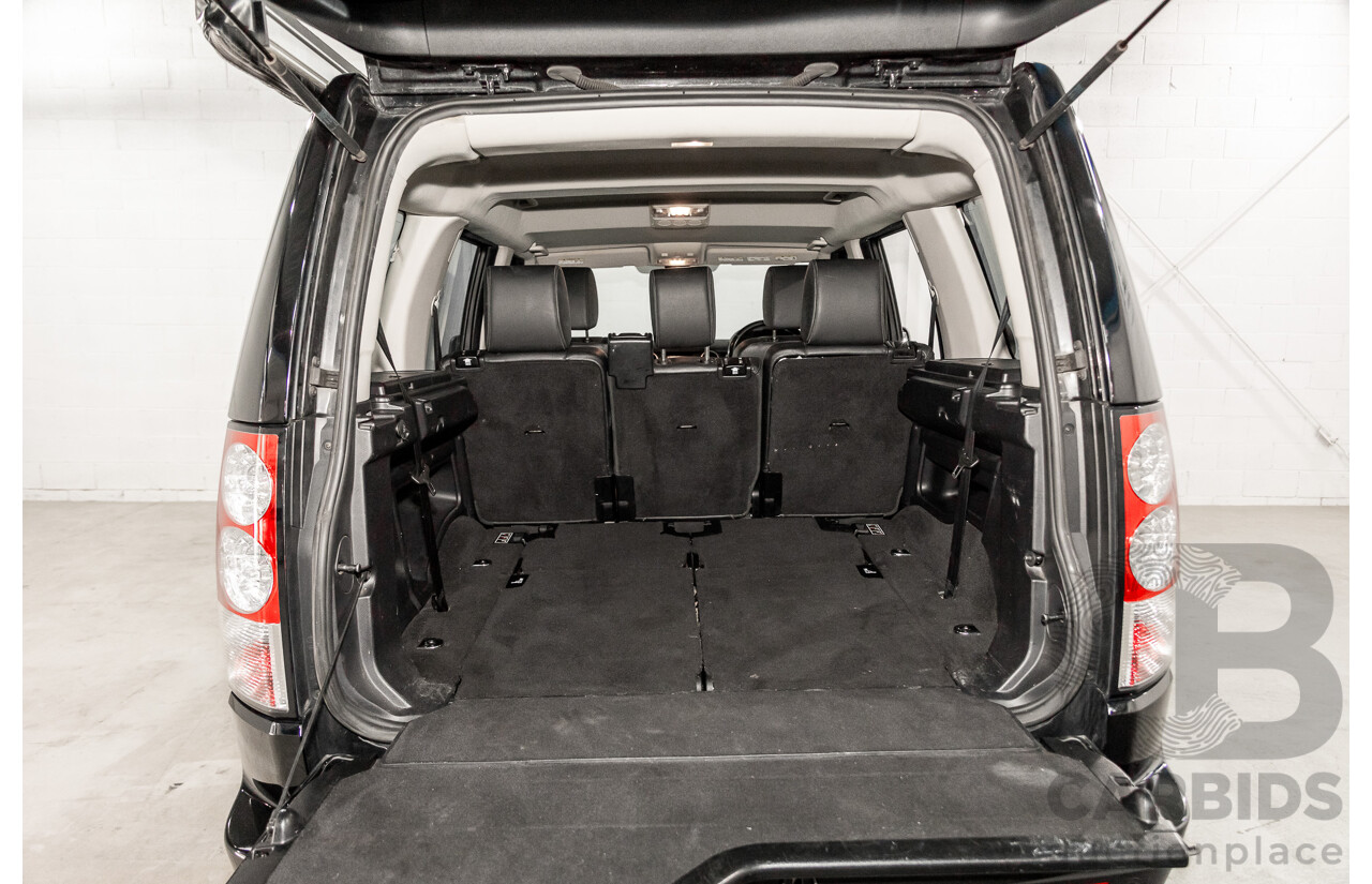 10/2010 Land Rover Discovery 4 2.7 TdV6 MY10 4d Wagon Santorini Black Metallic Turbo Diesel 2.7L