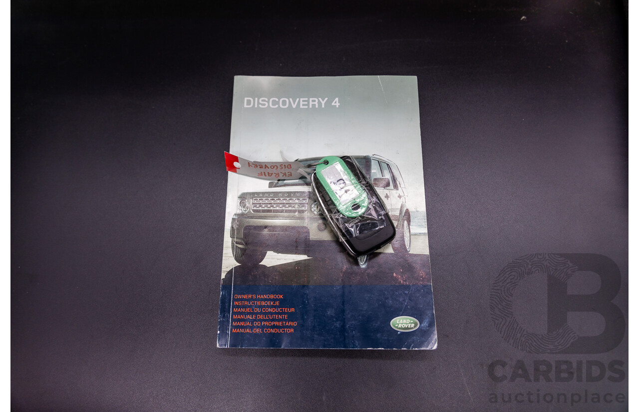 10/2010 Land Rover Discovery 4 2.7 TdV6 MY10 4d Wagon Santorini Black Metallic Turbo Diesel 2.7L