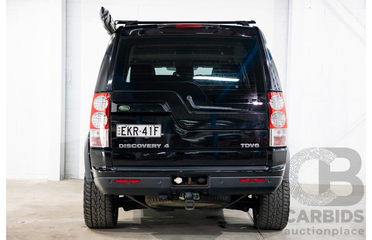 10/2010 Land Rover Discovery 4 2.7 TdV6 MY10 4d Wagon Santorini Black Metallic Turbo Diesel 2.7L