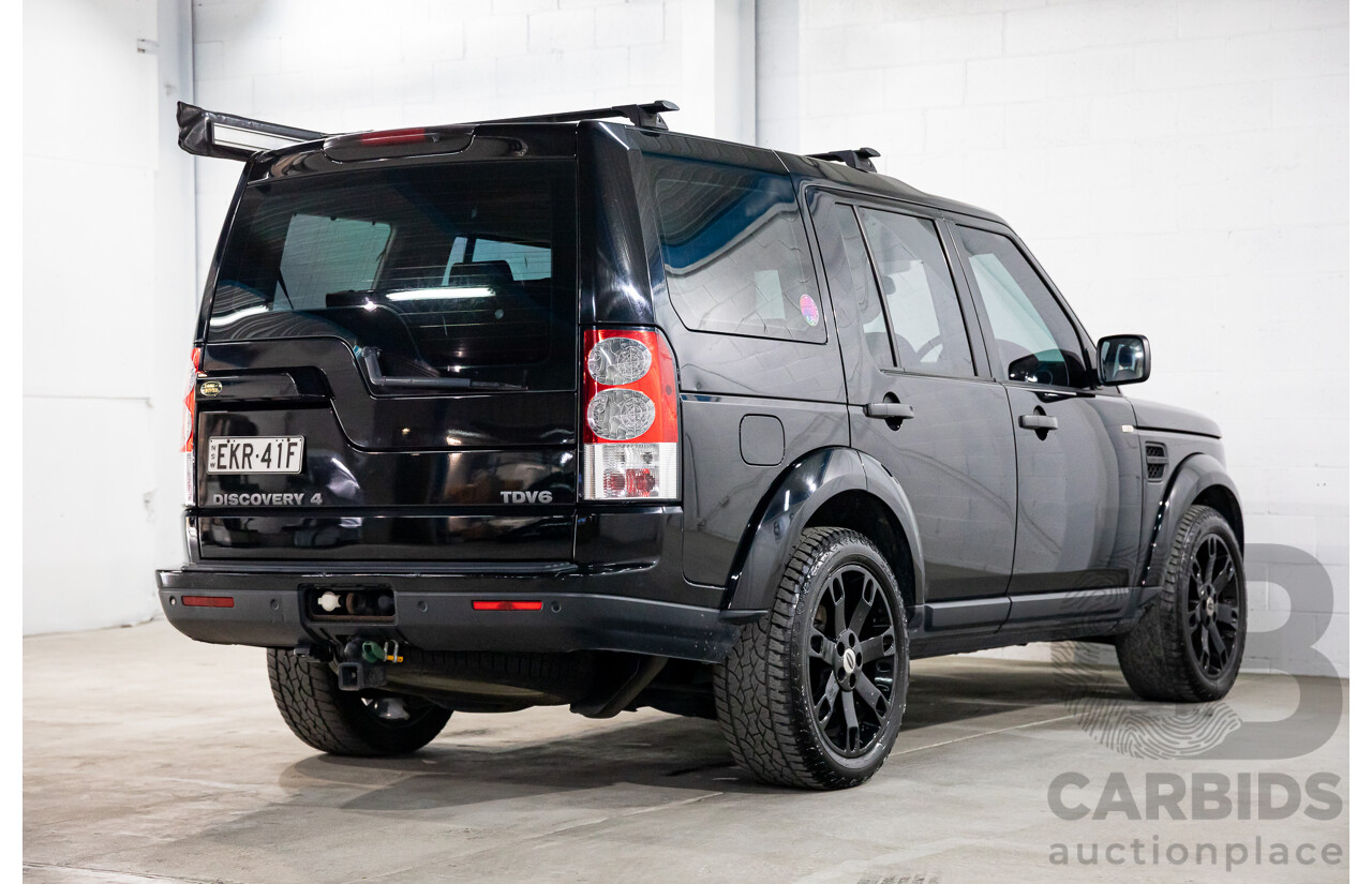 10/2010 Land Rover Discovery 4 2.7 TdV6 MY10 4d Wagon Santorini Black Metallic Turbo Diesel 2.7L