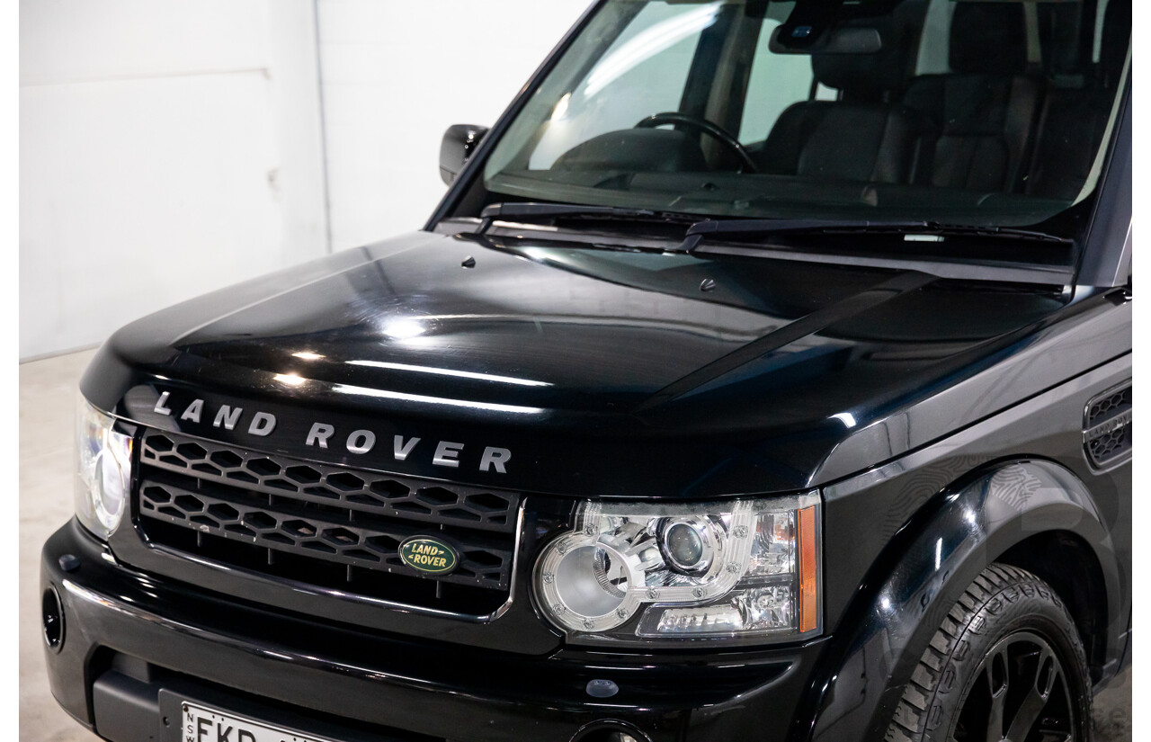 10/2010 Land Rover Discovery 4 2.7 TdV6 MY10 4d Wagon Santorini Black Metallic Turbo Diesel 2.7L