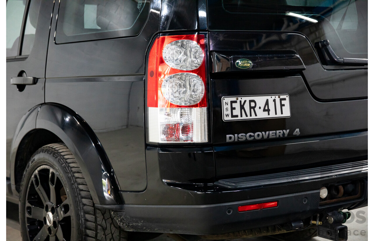 10/2010 Land Rover Discovery 4 2.7 TdV6 MY10 4d Wagon Santorini Black Metallic Turbo Diesel 2.7L