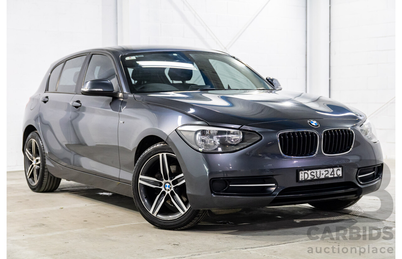 3/2014 BMW 116i Sportline F20 MY13 5d Hatchback Mineral Grey Metallic Turbo 1.6L