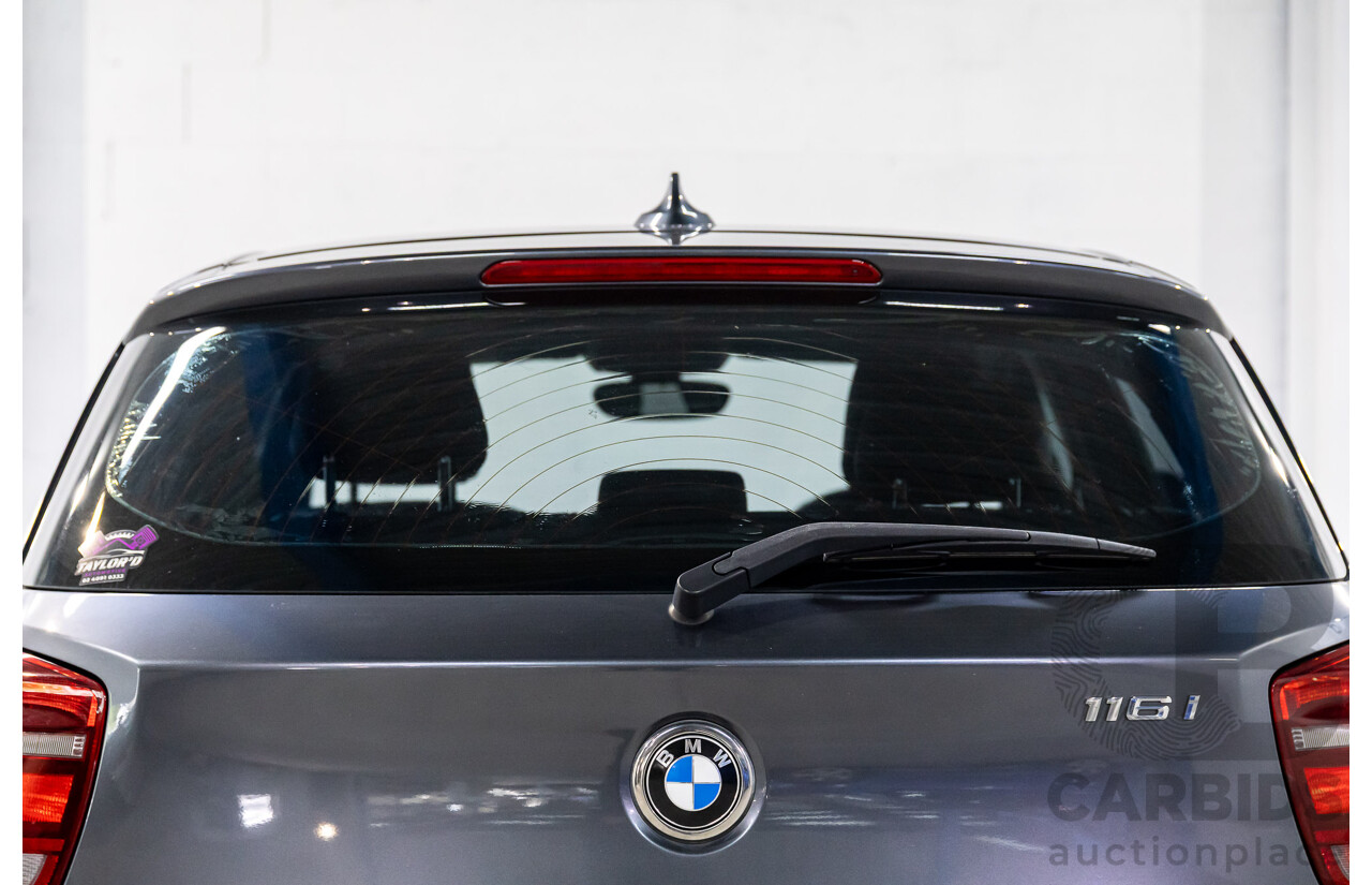 3/2014 BMW 116i Sportline F20 MY13 5d Hatchback Mineral Grey Metallic Turbo 1.6L