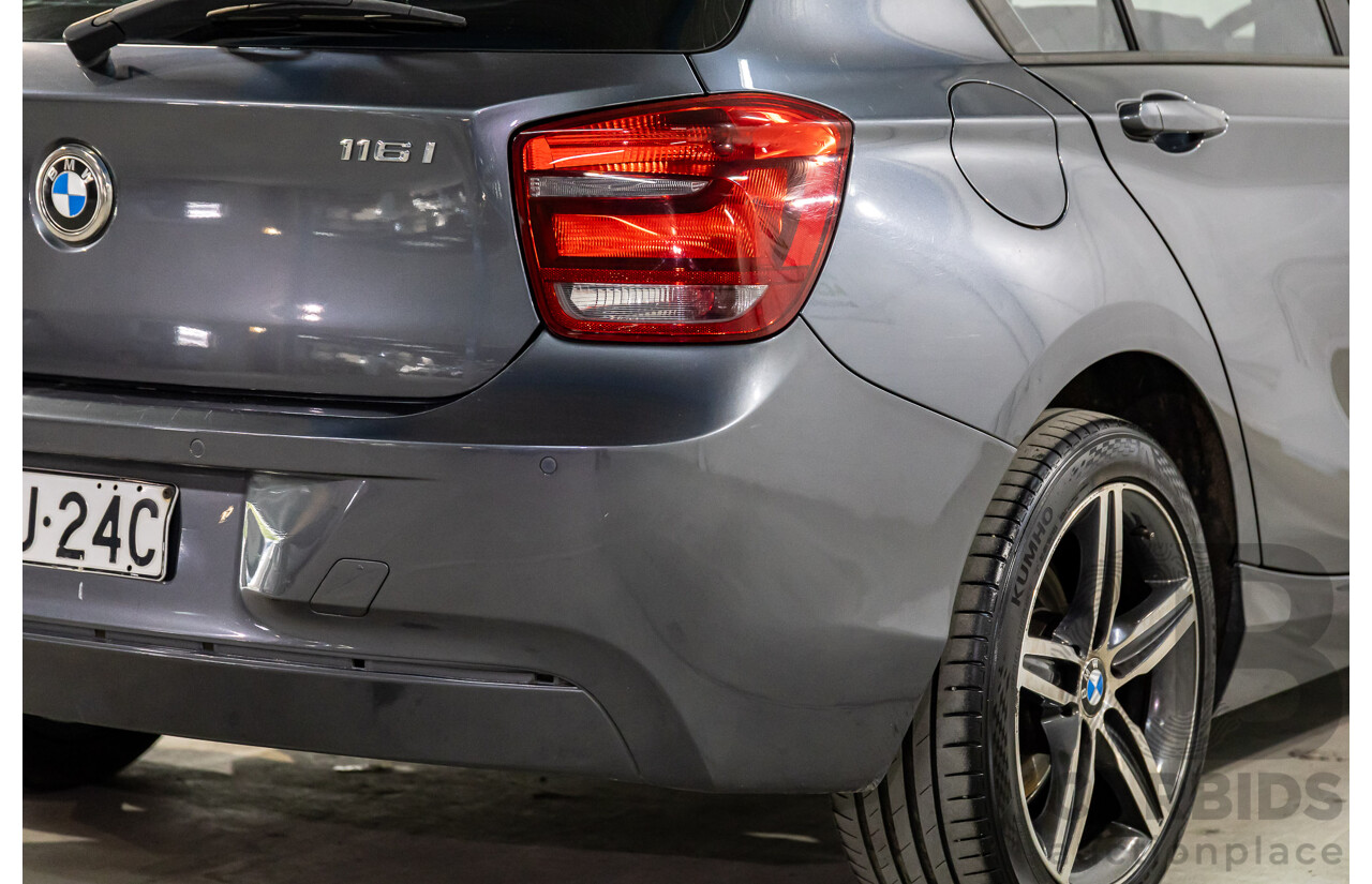 3/2014 BMW 116i Sportline F20 MY13 5d Hatchback Mineral Grey Metallic Turbo 1.6L