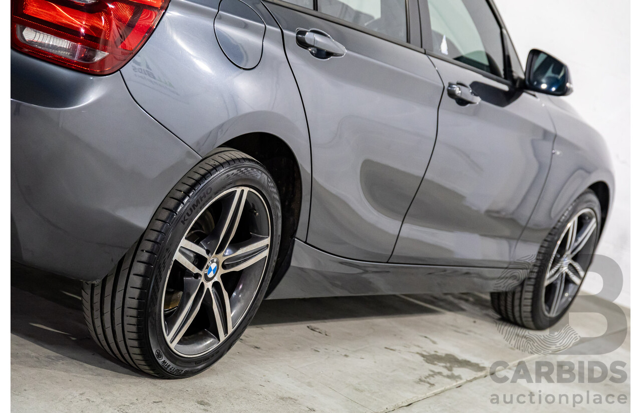 3/2014 BMW 116i Sportline F20 MY13 5d Hatchback Mineral Grey Metallic Turbo 1.6L
