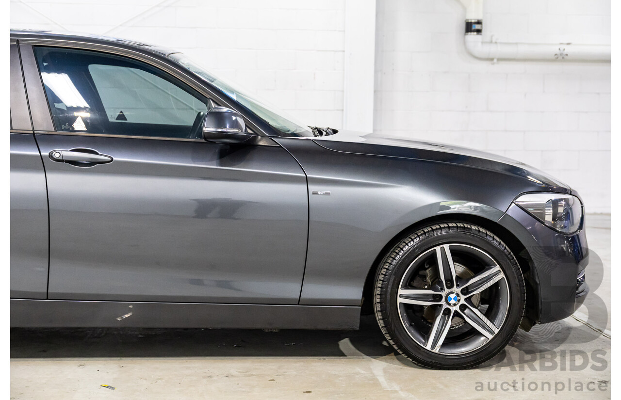 3/2014 BMW 116i Sportline F20 MY13 5d Hatchback Mineral Grey Metallic Turbo 1.6L