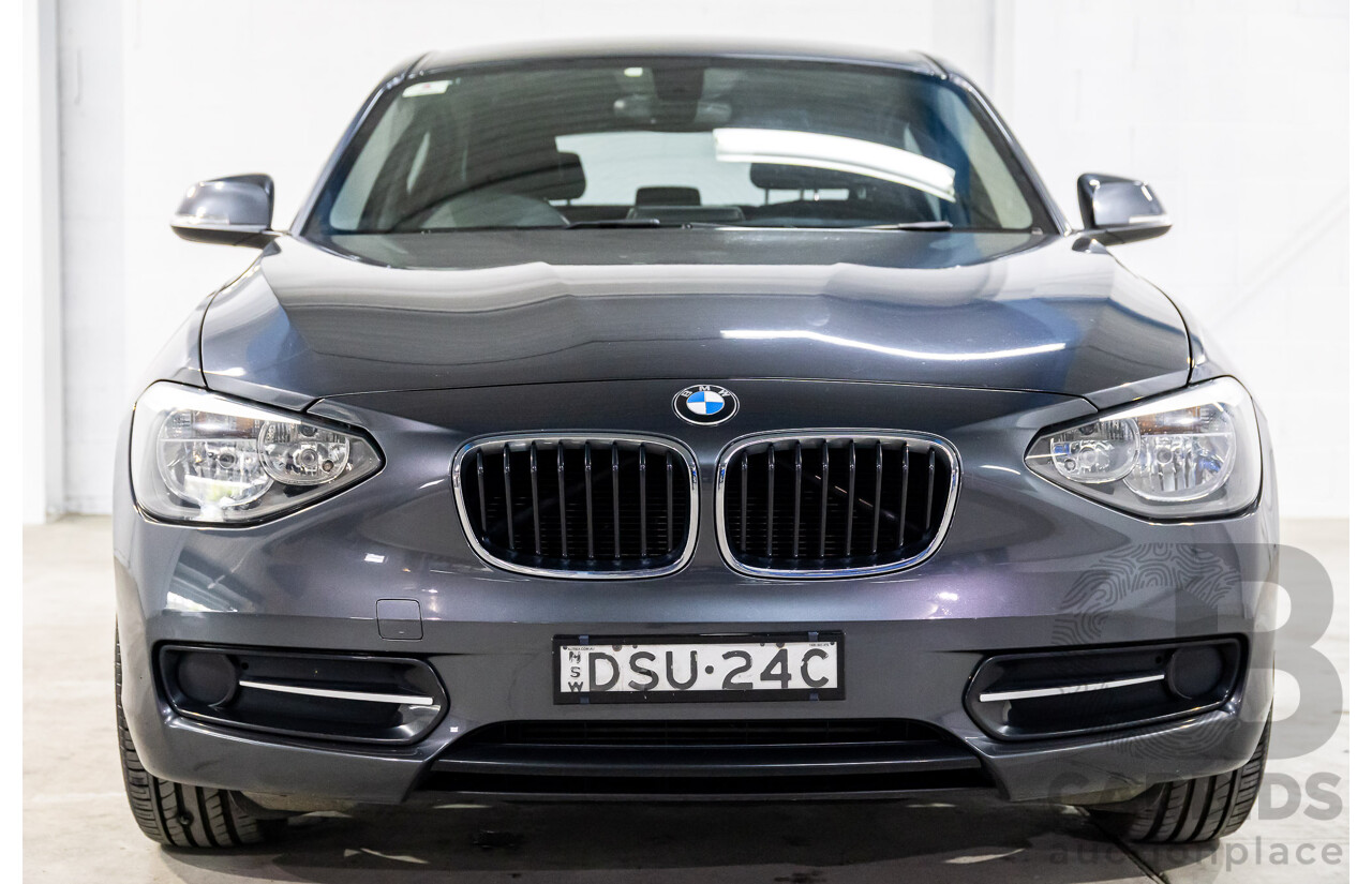 3/2014 BMW 116i Sportline F20 MY13 5d Hatchback Mineral Grey Metallic Turbo 1.6L