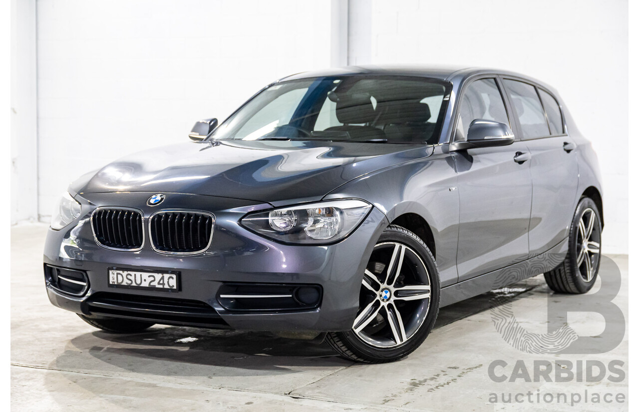 3/2014 BMW 116i Sportline F20 MY13 5d Hatchback Mineral Grey Metallic Turbo 1.6L