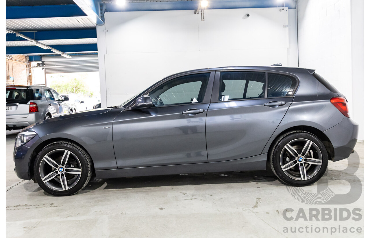 3/2014 BMW 116i Sportline F20 MY13 5d Hatchback Mineral Grey Metallic Turbo 1.6L