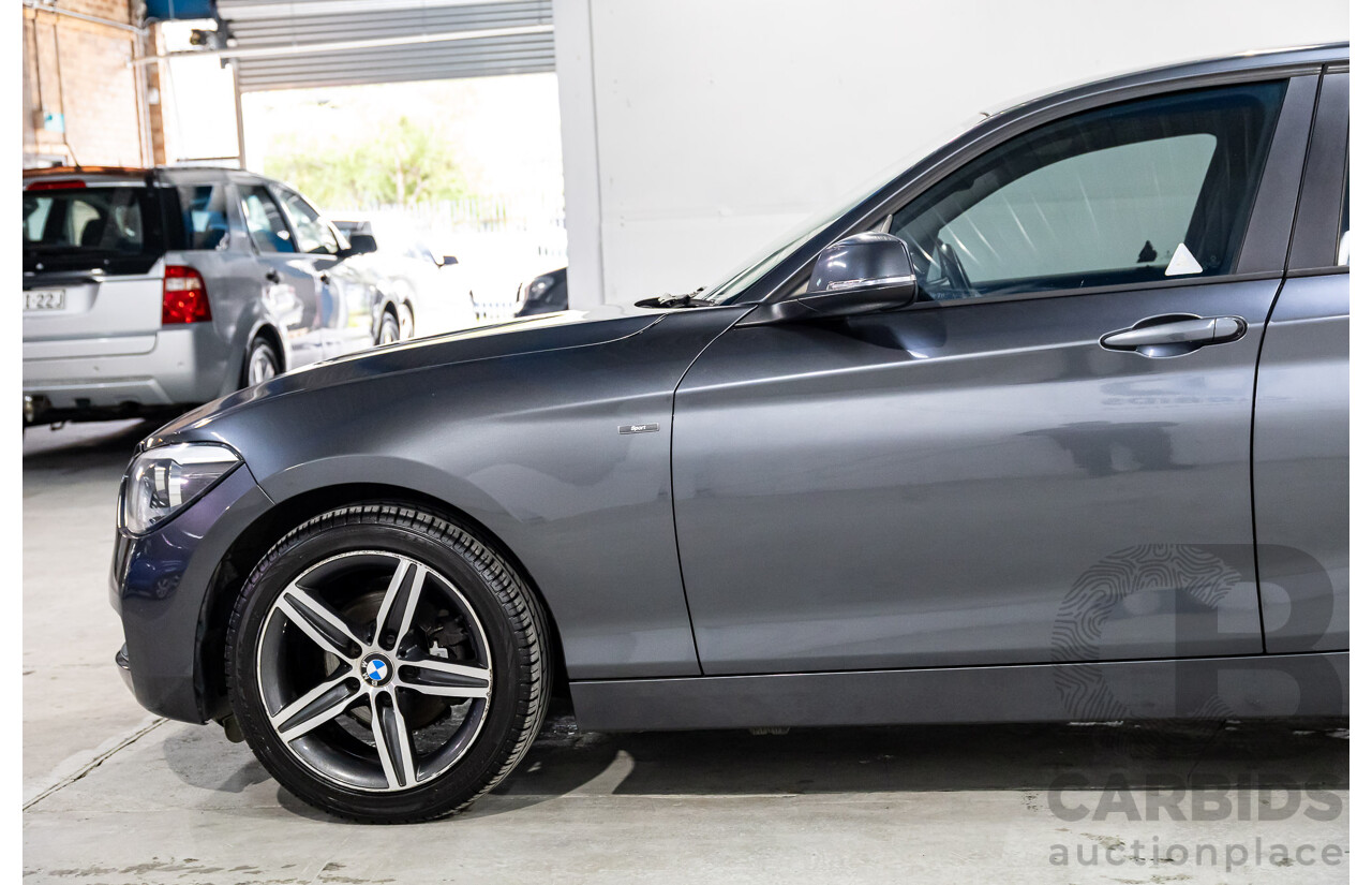 3/2014 BMW 116i Sportline F20 MY13 5d Hatchback Mineral Grey Metallic Turbo 1.6L