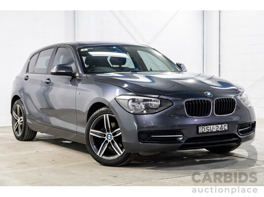 3/2014 BMW 116i Sportline F20 MY13 5d Hatchback Mineral Grey Metallic Turbo 1.6L