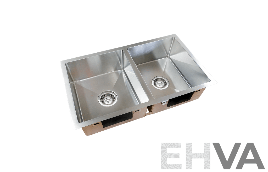 Everhard Squareline Plus 760mm Double Bowl NTH - Brand New